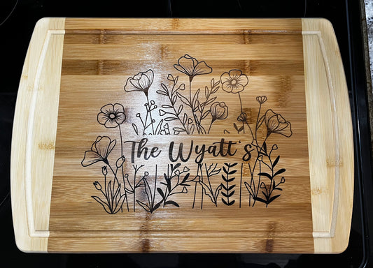 12x17 custom cutting board